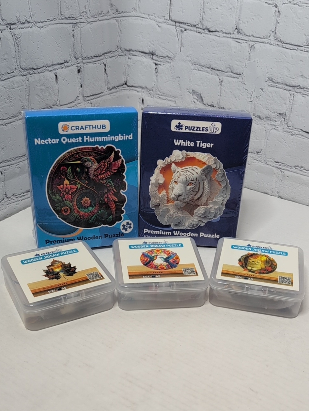 NEW Puzzles Up Puzzle Assortment 5 Different Puzzles